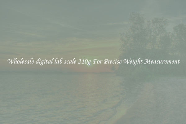 Wholesale digital lab scale 210g For Precise Weight Measurement