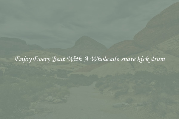 Enjoy Every Beat With A Wholesale snare kick drum