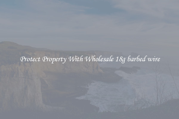 Protect Property With Wholesale 18g barbed wire