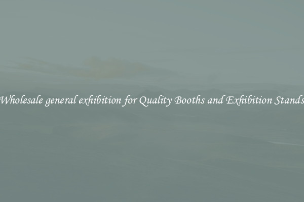 Wholesale general exhibition for Quality Booths and Exhibition Stands 