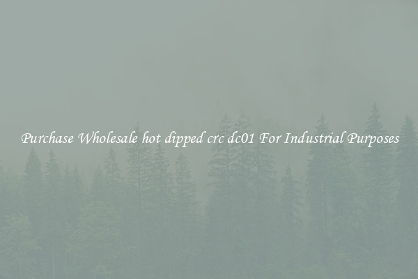 Purchase Wholesale hot dipped crc dc01 For Industrial Purposes