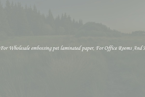 Shop For Wholesale embossing pet laminated paper, For Office Rooms And Homes