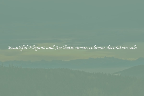 Beautiful Elegant and Aesthetic roman columns decoration sale